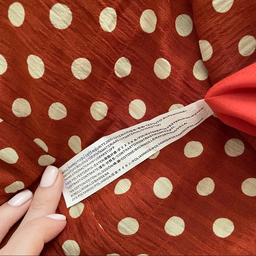 LAST CHANCE - Anthropologie Polka Dot Midi Dress - Picture 7 of 7